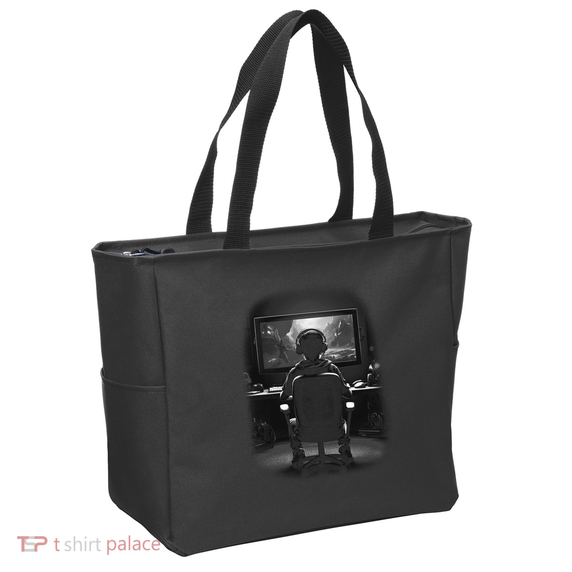 Gamer In Action Tote Bag