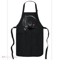 Giant Panda Bamboo Japanese Ink Painting Apron thumb 0