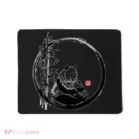 Giant Panda Bamboo Japanese Ink Painting Mousepad thumb 0