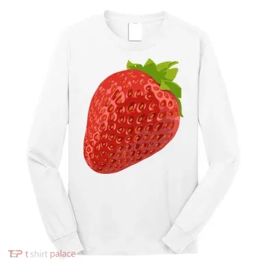 Giant Strawberry Long Sleeve Shirt