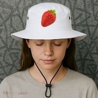 Giant Strawberry Bucket Hat thumb 3