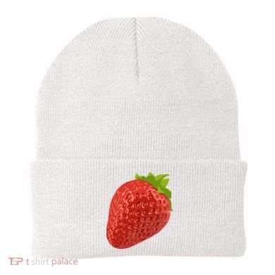 Giant Strawberry Beanie