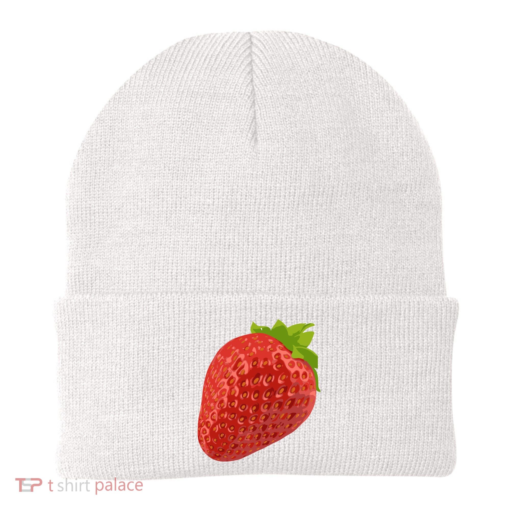 Giant Strawberry Beanie
