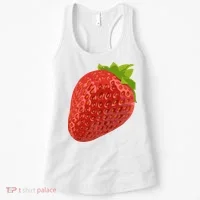 Giant Strawberry Women's Tank Top thumb 0