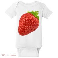 Giant Strawberry Baby Bodysuit thumb 0
