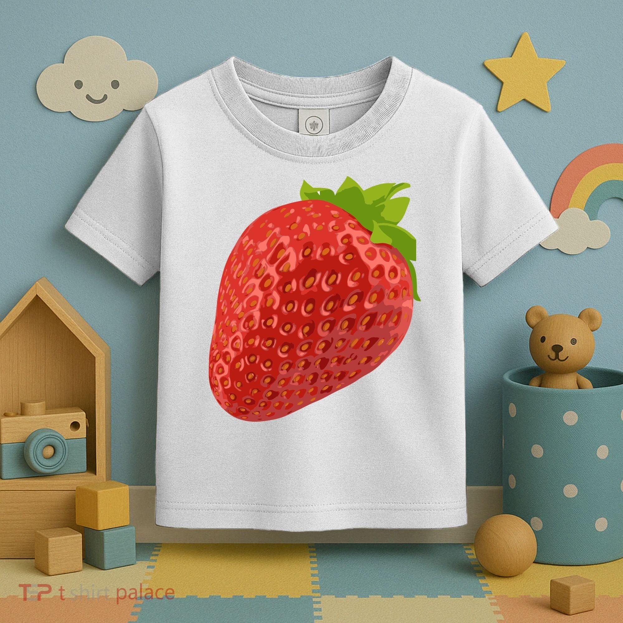 Giant Strawberry Toddler T-Shirt