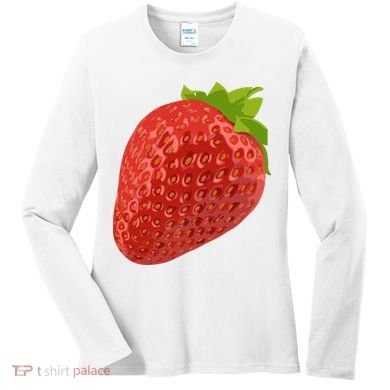 Giant Strawberry Women's Long Sleeve Shirt