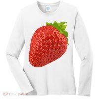 Giant Strawberry Women's Long Sleeve Shirt thumb 0