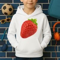 Giant Strawberry Kids Hoodie thumb 2