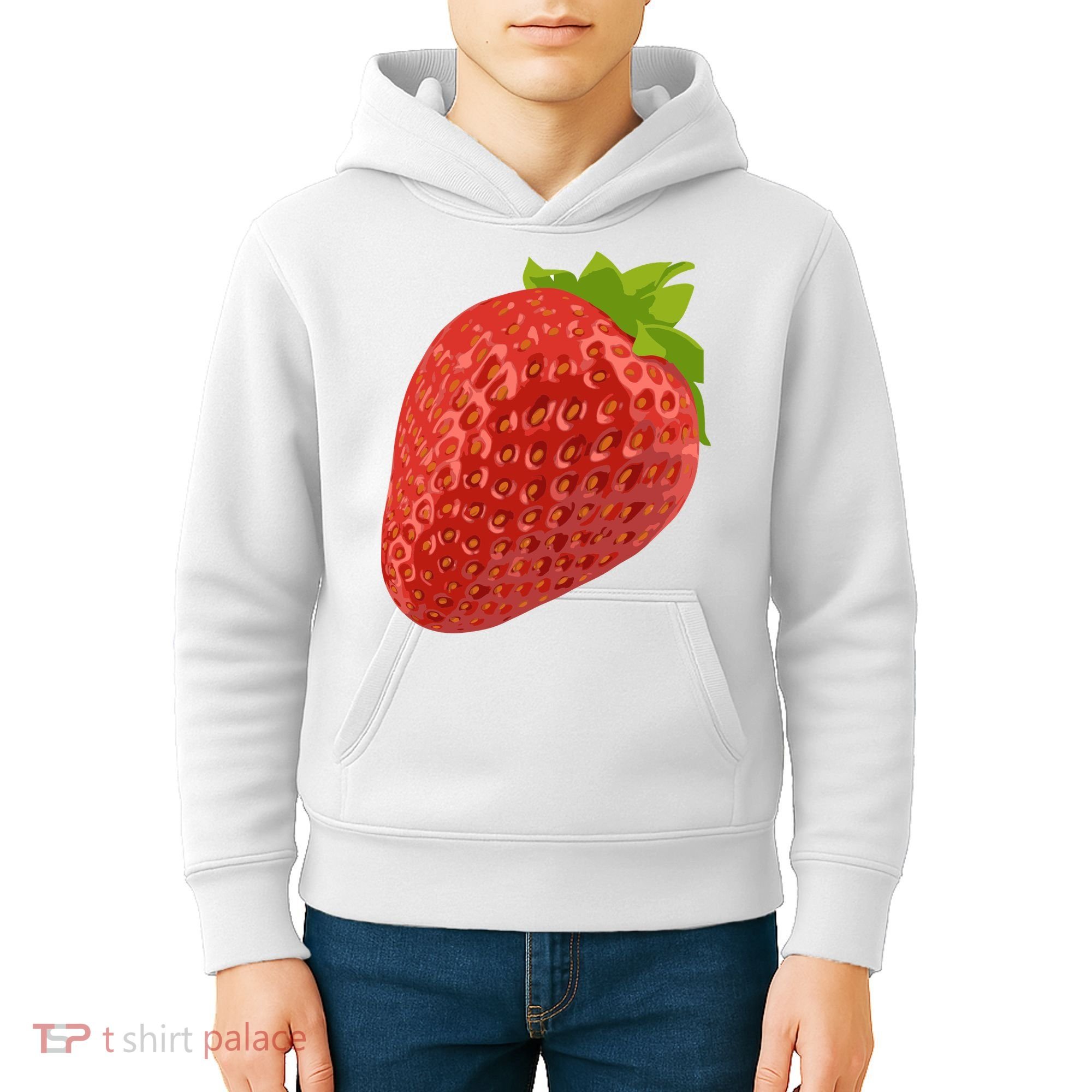 Giant Strawberry Kids Hoodie