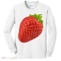 Giant Strawberry Kids Long Sleeve Shirt thumb 0