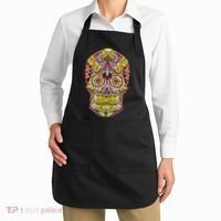 Giant Sugar Floral Sugar Skull Apron thumb 2