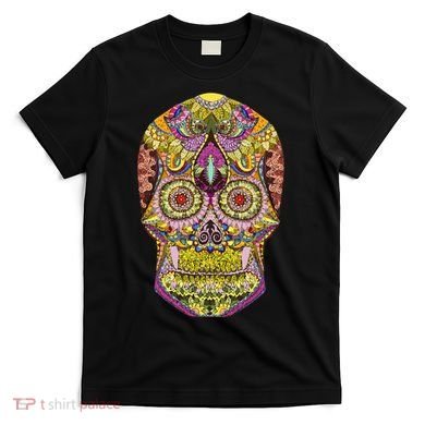 Giant Sugar Floral Sugar Skull T-Shirt