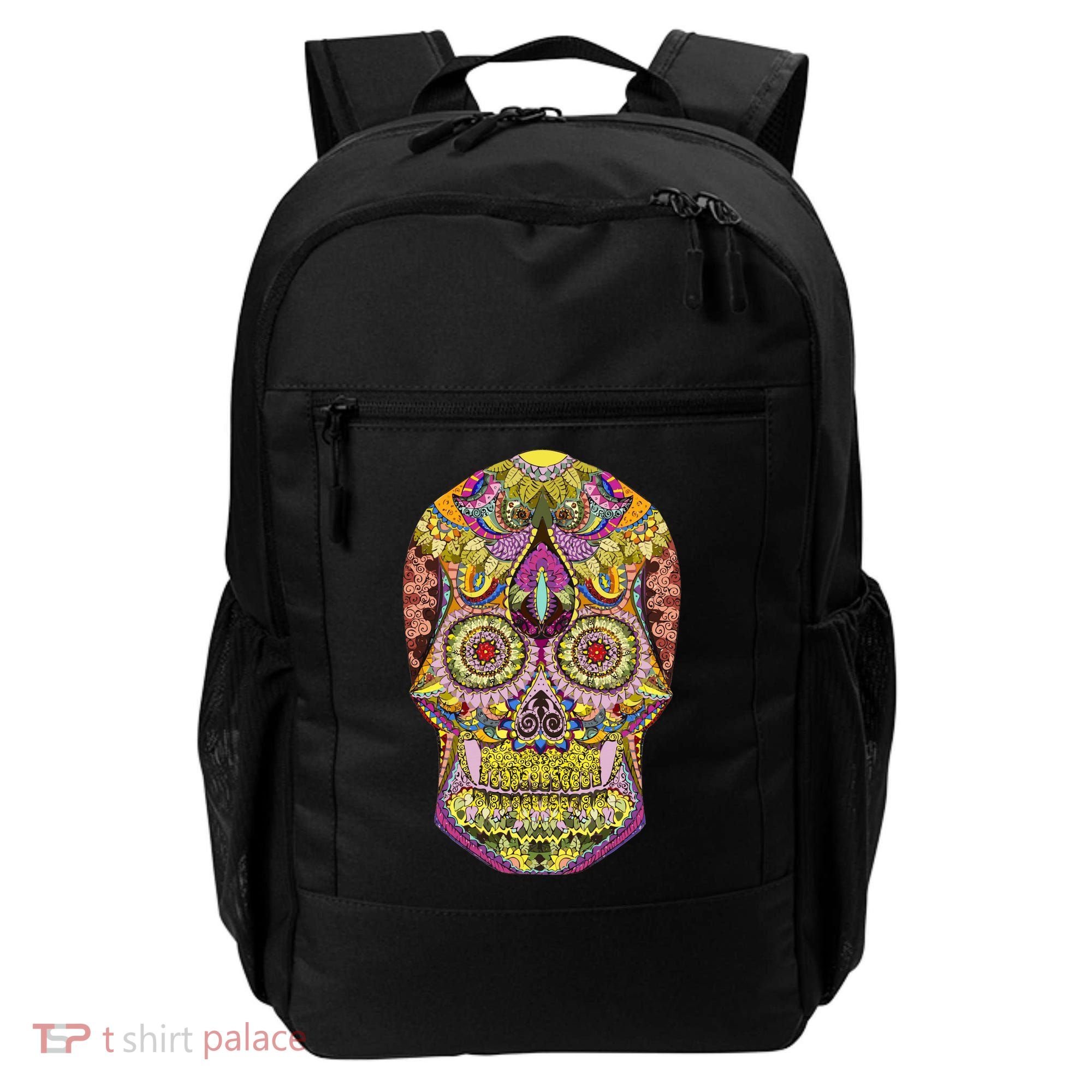 Giant Sugar Floral Sugar Skull Backpack
