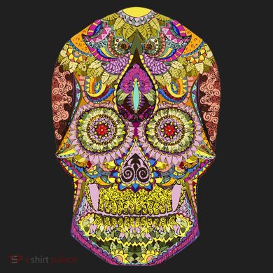 Giant Sugar Floral Sugar Skull 11oz C Handle Ceramic Mug