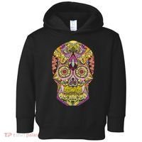 Giant Sugar Floral Sugar Skull Toddler Hoodie thumb 0