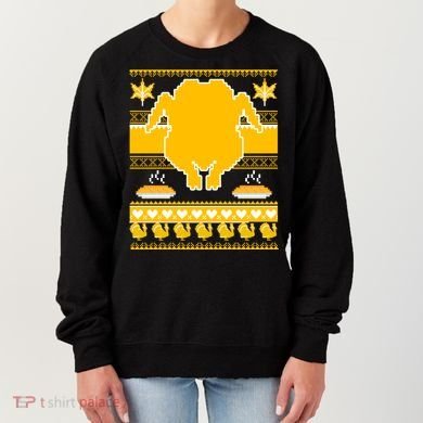 Giant Trukey Ugly Thanksgiving Women's Sweatshirt