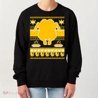 Giant Trukey Ugly Thanksgiving Women's Sweatshirt thumb 0