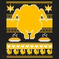 Giant Trukey Ugly Thanksgiving Women's Sweatshirt thumb 2