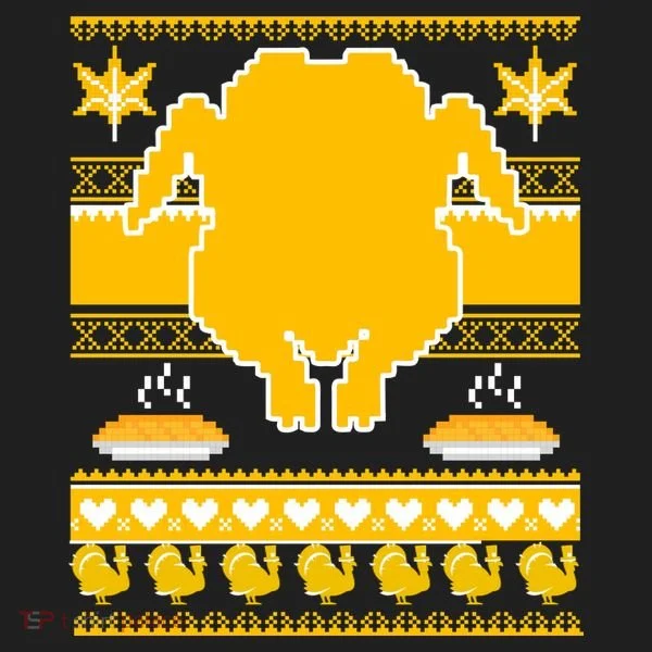 Giant Trukey Ugly Thanksgiving Women's Sweatshirt