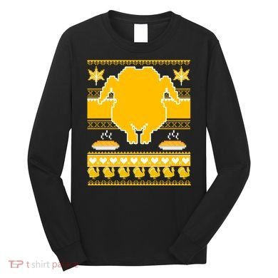 Giant Trukey Ugly Thanksgiving Long Sleeve Shirt
