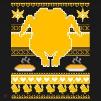 Giant Trukey Ugly Thanksgiving Sweatshirt thumb 3