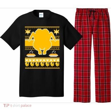 Giant Trukey Ugly Thanksgiving Pajama Set