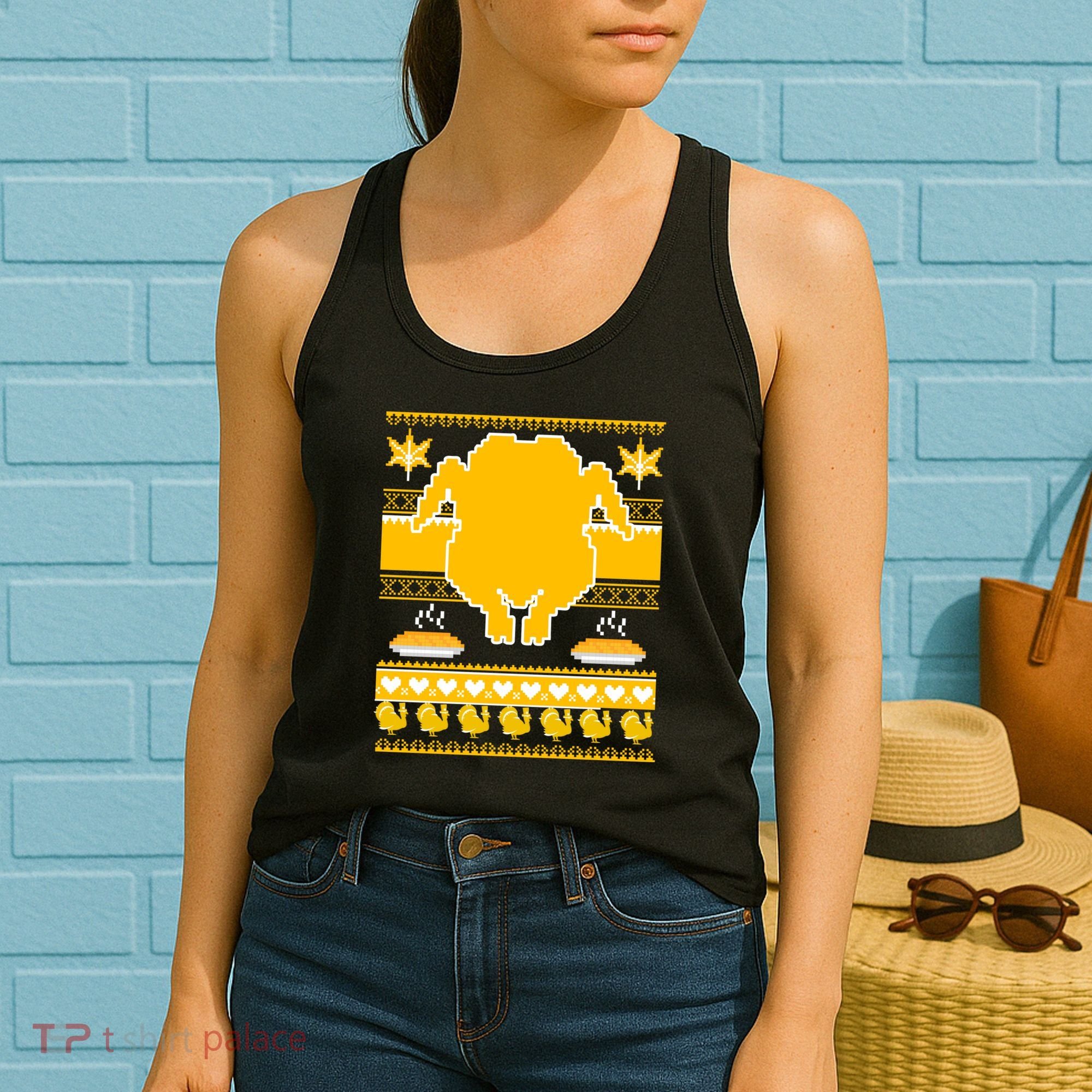 Giant Trukey Ugly Thanksgiving Women's Tank Top