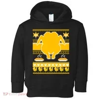 Giant Trukey Ugly Thanksgiving Toddler Hoodie thumb 0