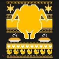 Giant Trukey Ugly Thanksgiving Women's T-Shirt thumb 6