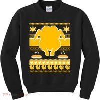 Giant Trukey Ugly Thanksgiving Kids Sweatshirt thumb 0
