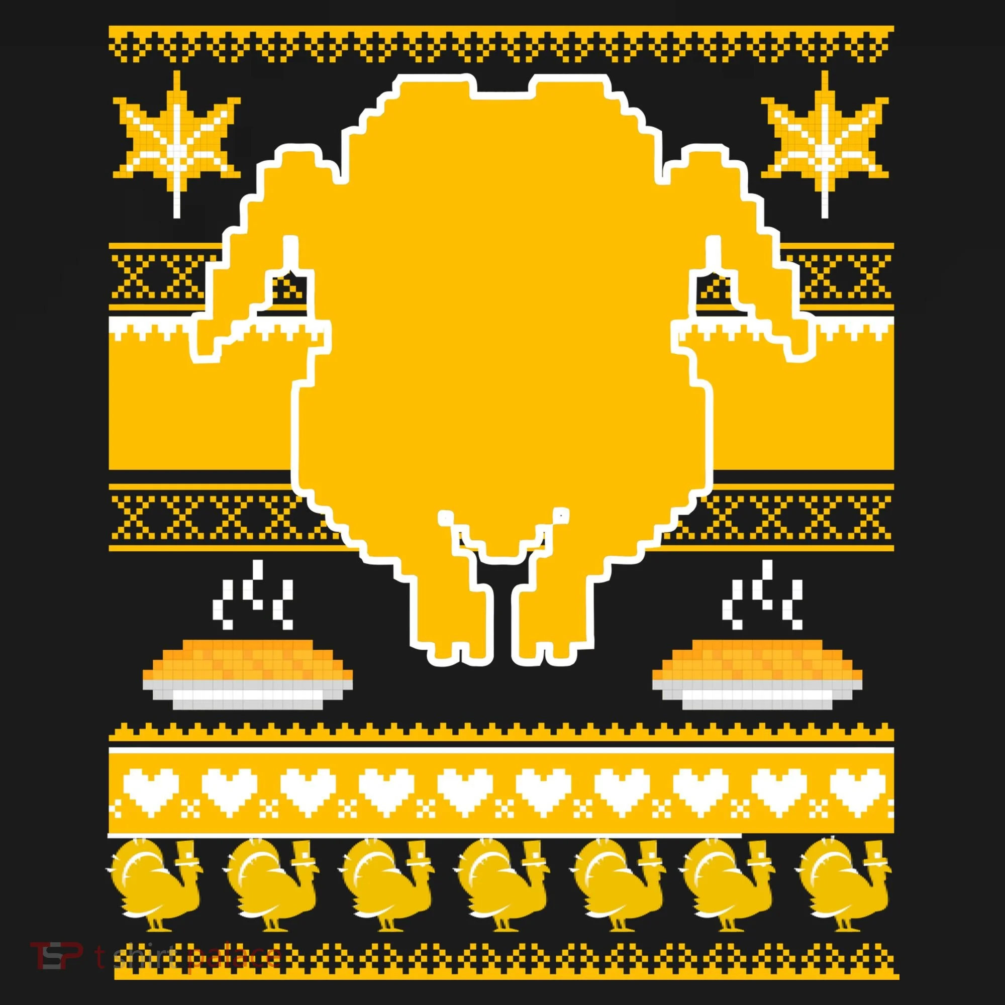 Giant Trukey Ugly Thanksgiving Kids Sweatshirt
