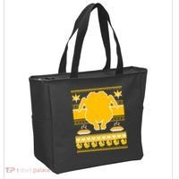 Giant Trukey Ugly Thanksgiving Tote Bag thumb 2
