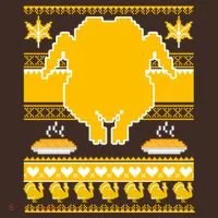 Giant Trukey Ugly Thanksgiving Apron thumb 3