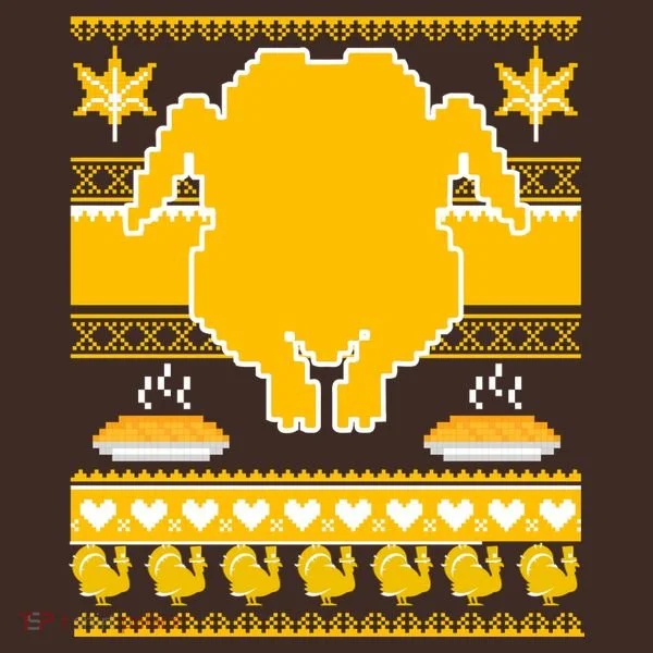 Giant Trukey Ugly Thanksgiving T-Shirt