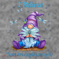 Gnome I Believe There Are Angels Among Us Dragonfly Toddler Hoodie thumb 2