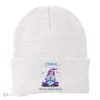 Gnome I Believe There Are Angels Among Us Dragonfly Beanie thumb 0