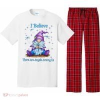 Gnome I Believe There Are Angels Among Us Dragonfly Pajama Set thumb 0