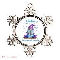 Gnome I Believe There Are Angels Among Us Dragonfly Ornament thumb 0