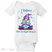Gnome I Believe There Are Angels Among Us Dragonfly Baby Bodysuit thumb 0