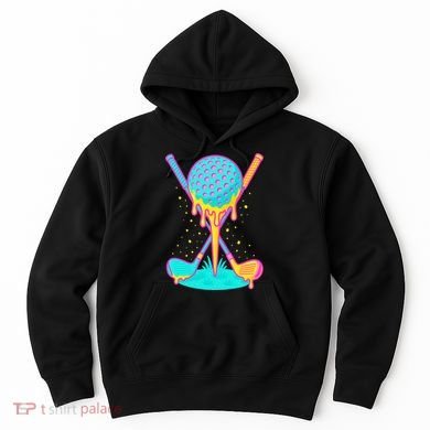 Golf Ice Cream Drip Golfing Golfer Hoodie