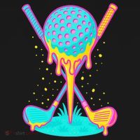 Golf Ice Cream Drip Golfing Golfer Apron thumb 3
