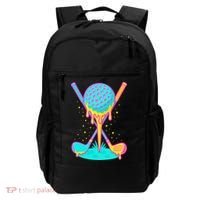 Golf Ice Cream Drip Golfing Golfer Backpack thumb 0