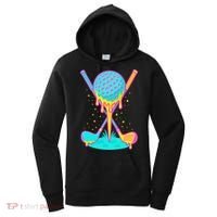 Golf Ice Cream Drip Golfing Golfer Women's Hoodie thumb 0
