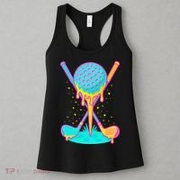 Golf Ice Cream Drip Golfing Golfer Women's Tank Top thumb 3