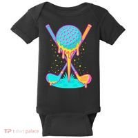 Golf Ice Cream Drip Golfing Golfer Baby Bodysuit thumb 0