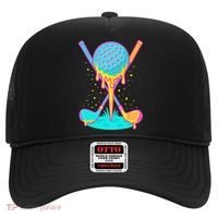 Golf Ice Cream Drip Golfing Golfer Hat thumb 0