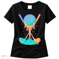 Golf Ice Cream Drip Golfing Golfer Women's T-Shirt thumb 0