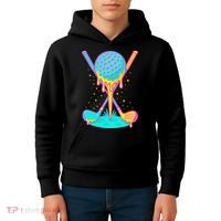 Golf Ice Cream Drip Golfing Golfer Kids Hoodie thumb 4