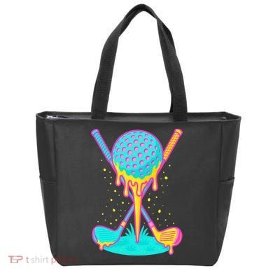 Golf Ice Cream Drip Golfing Golfer Tote Bag